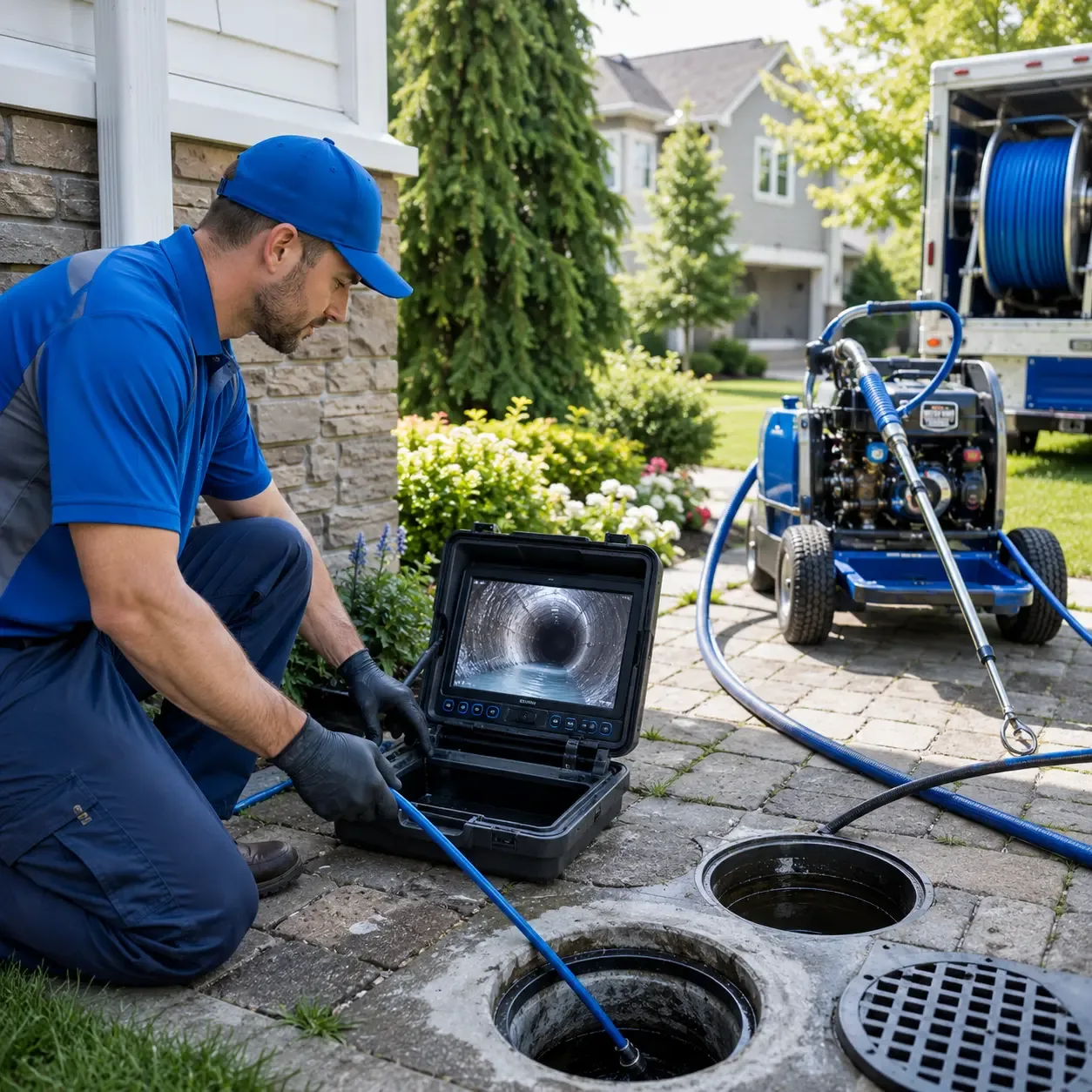 Outdoor drain cleaning professionals serving Sandy Lake, PA